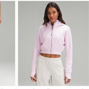 Scuba Full-Zip Cropped Hoodie